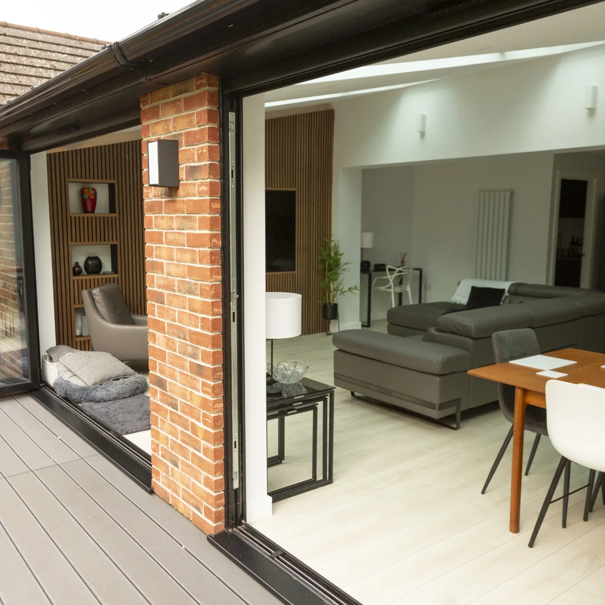 Brick finish for hup! build for large family home