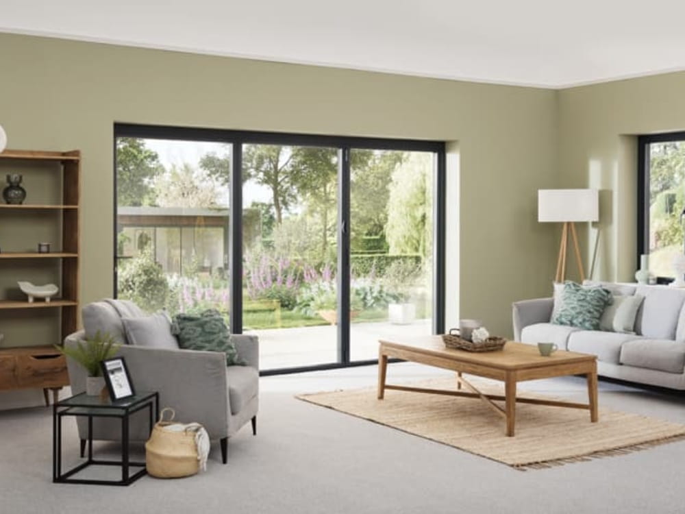 Premium aluminium house extension doors - Main image